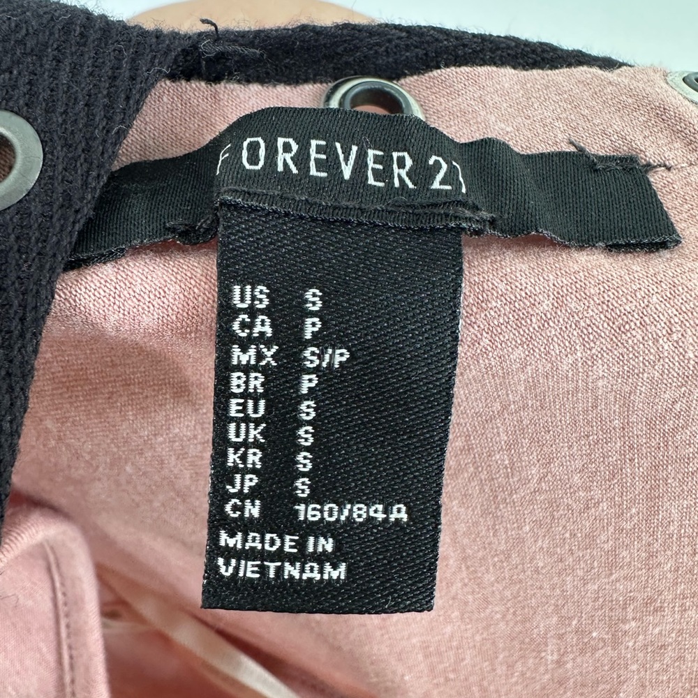 Mauve Tie up Bodysuit Size Small - Picture 4 of 5